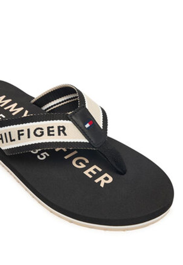 TOMMY HILFIGER - Tommy Hilfiger Japonki Sporty FM0FM05805 Czarny. Kolor: czarny. Materiał: materiał. Styl: sportowy