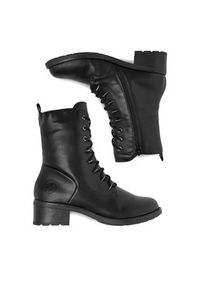 Rieker Trzewiki 75430-00 Czarny. Kolor: czarny. Materiał: materiał, syntetyk #3