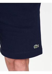 Lacoste Szorty sportowe GH9627 Granatowy Regular Fit. Kolor: niebieski. Materiał: bawełna. Styl: sportowy