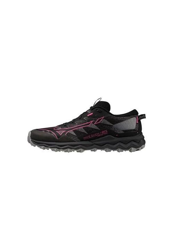 Buty do biegania damskie Mizuno Wave Daichi 7 Gtx. Zapięcie: sznurówki. Kolor: czarny. Materiał: materiał, syntetyk. Szerokość cholewki: normalna. Model: Mizuno Wave