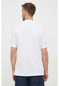 Karl Lagerfeld t-shirt bawełniany kolor biały z nadrukiem. Kolor: biały. Materiał: bawełna. Wzór: nadruk. Styl: klasyczny #4