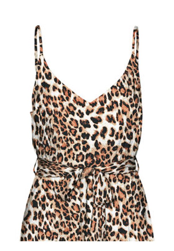 Vero Moda Sukienka letnia Easy 10307995 Brązowy Regular Fit. Kolor: brązowy. Materiał: wiskoza. Sezon: lato