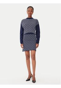 Guess Spódnica ołówkowa W5BD81 Z3JD2 Granatowy Slim Fit. Kolor: niebieski. Materiał: syntetyk #3