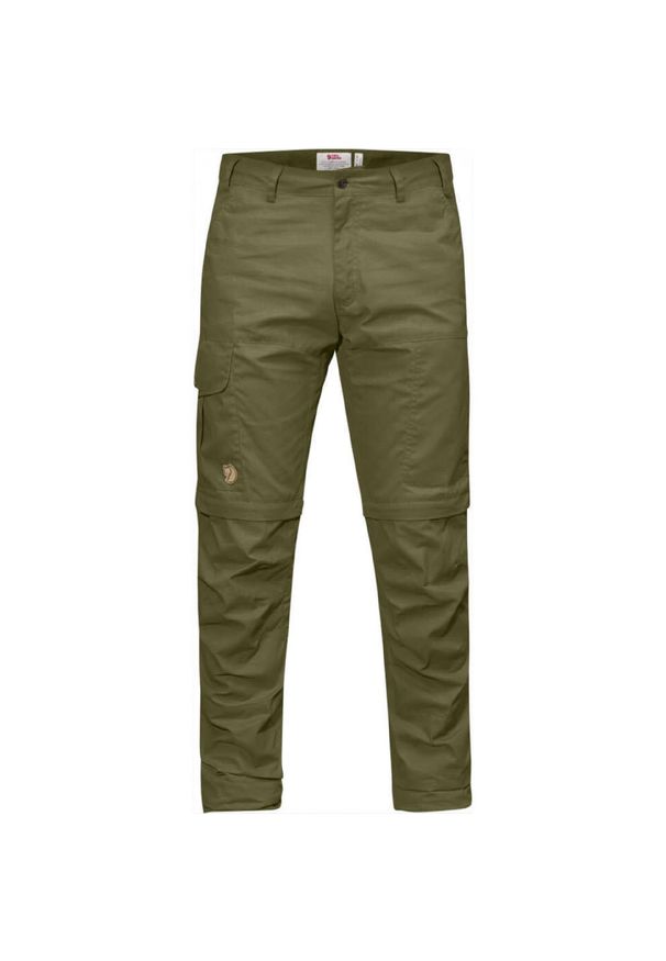 Fjällräven - Spodnie turystyczne męskie Fjallraven Karl Pro Zip-off Trousers. Kolor: zielony. Sezon: lato. Sport: turystyka piesza