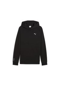 Puma - Młodzieżowa bluza z kapturem PUMATECH PUMA. Typ kołnierza: kaptur. Kolor: czarny. Wzór: aplikacja, nadruk. Sport: bieganie