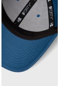 New Era czapka bawełniana z aplikacją. Kolor: niebieski. Materiał: bawełna. Wzór: aplikacja #4