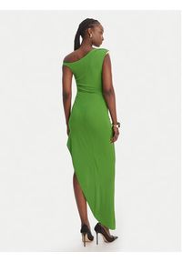 Elisabetta Franchi Sukienka koktajlowa AB-906-61E2-V450 Zielony Regular Fit. Kolor: zielony. Materiał: wiskoza. Styl: wizytowy #5