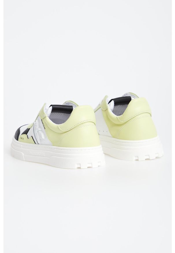 Patrizia Pepe - Sneakersy damskie skórzane PATRIZIA PEPE. Materiał: skóra
