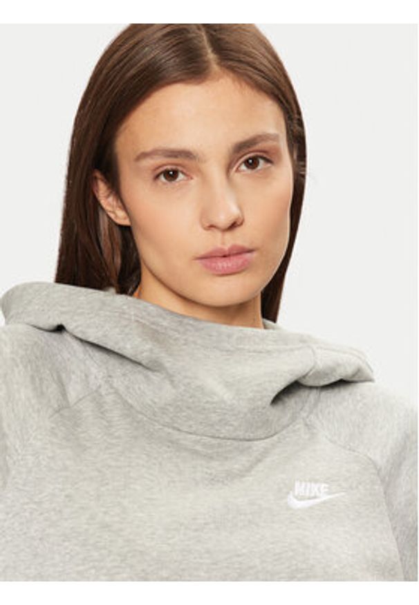 Nike Bluza Essential BV4116 Szary Regular Fit. Kolor: szary. Materiał: bawełna