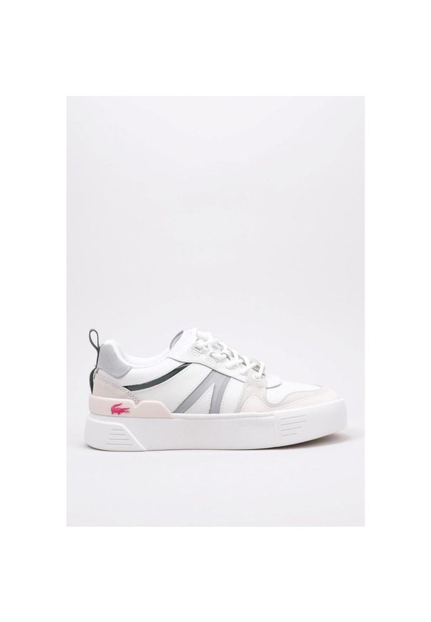 Buty Kobieta Lacoste L002 biały. Okazja: na co dzień. Kolor: biały
