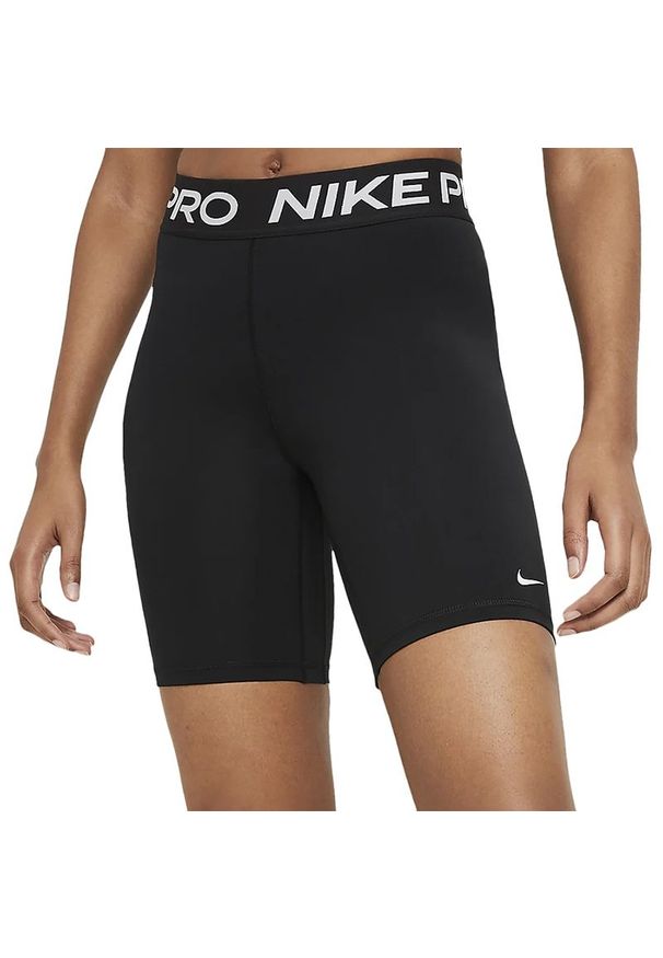 Spodenki Nike Pro 365 CZ9840-010 - czarne. Stan: podwyższony. Kolor: czarny. Materiał: poliester, materiał. Technologia: Dri-Fit (Nike). Sport: fitness, kolarstwo