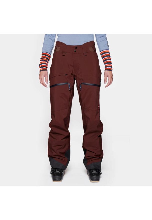 ELEVENATE - Spodnie narciarskie dla kobiet Elevenate Pure. Kolor: brązowy. Sezon: zima. Sport: narciarstwo