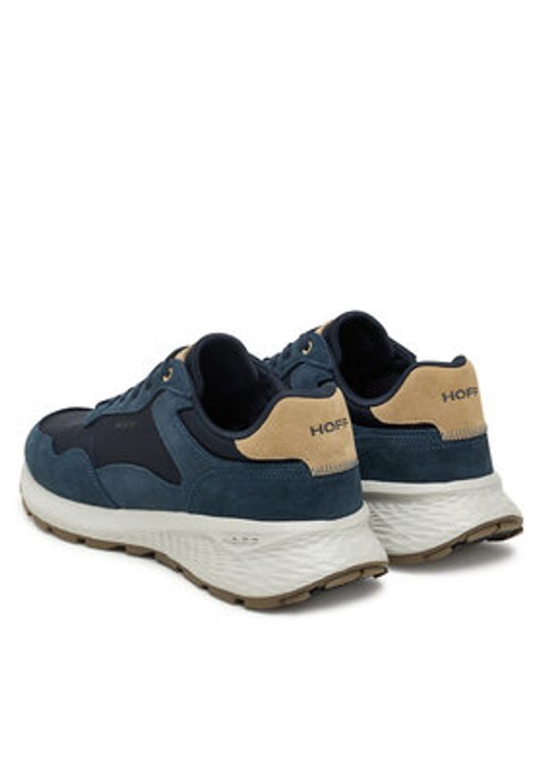 HOFF Sneakersy City Mkii 22535609 Granatowy. Kolor: niebieski. Materiał: skóra, zamsz