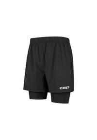 Szorty 2 w 1 CEP Compression Core Run. Kolor: czarny. Sport: bieganie #2