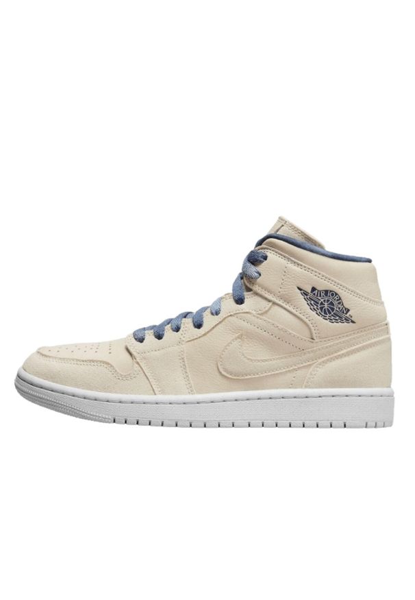 Buty do chodzenia dla dorosłych Air Jordan 1 Mid Sanddrift. Kolor: niebieski. Sport: turystyka piesza