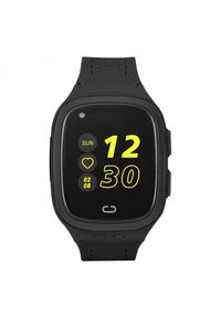 GARETT - Smartwatch Garett Kids Rock 4G RT czarny. Rodzaj zegarka: smartwatch. Kolor: czarny. Materiał: materiał. Styl: rockowy #3