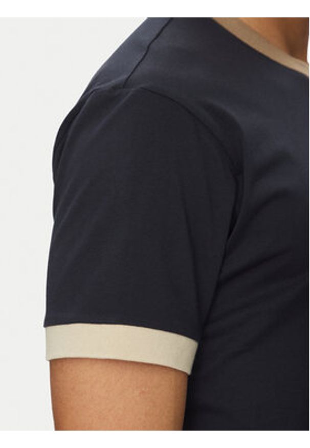 Liu Jo T-Shirt QA5275 J4819 Granatowy Regular Fit. Kolor: niebieski. Materiał: bawełna