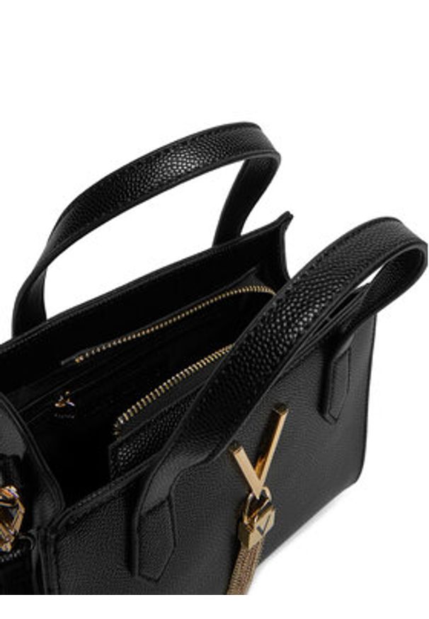 VALENTINO - Valentino Torebka Divina VBS1R415G Czarny. Kolor: czarny. Materiał: skórzane