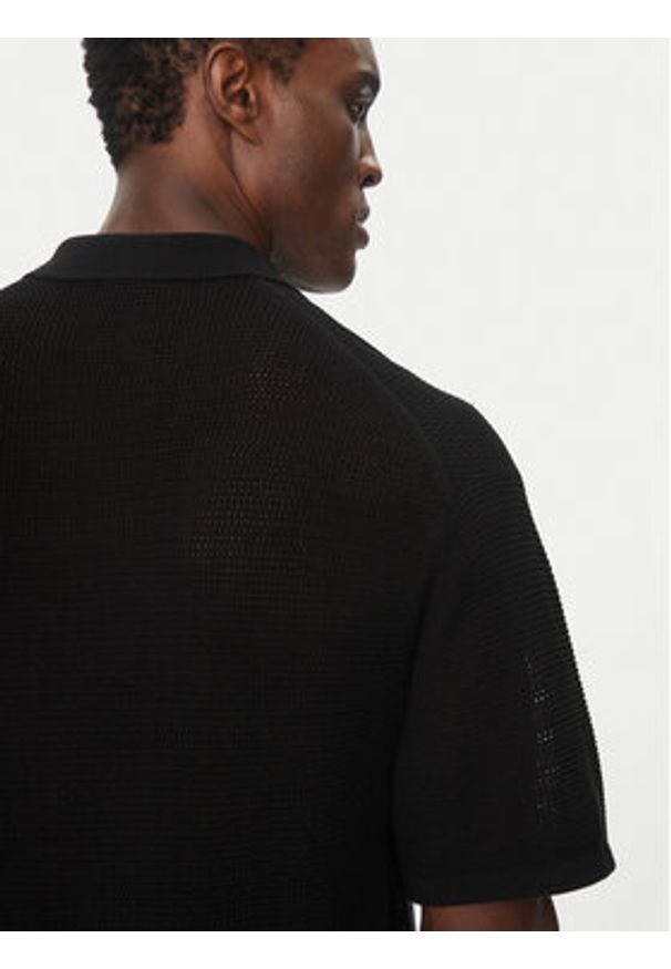 Michael Kors Koszula CS560FPFE5 Czarny Regular Fit. Kolor: czarny. Materiał: bawełna