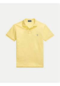 Polo Ralph Lauren Polo 710536856450 Żółty Slim Fit. Typ kołnierza: polo. Kolor: żółty. Materiał: bawełna #5