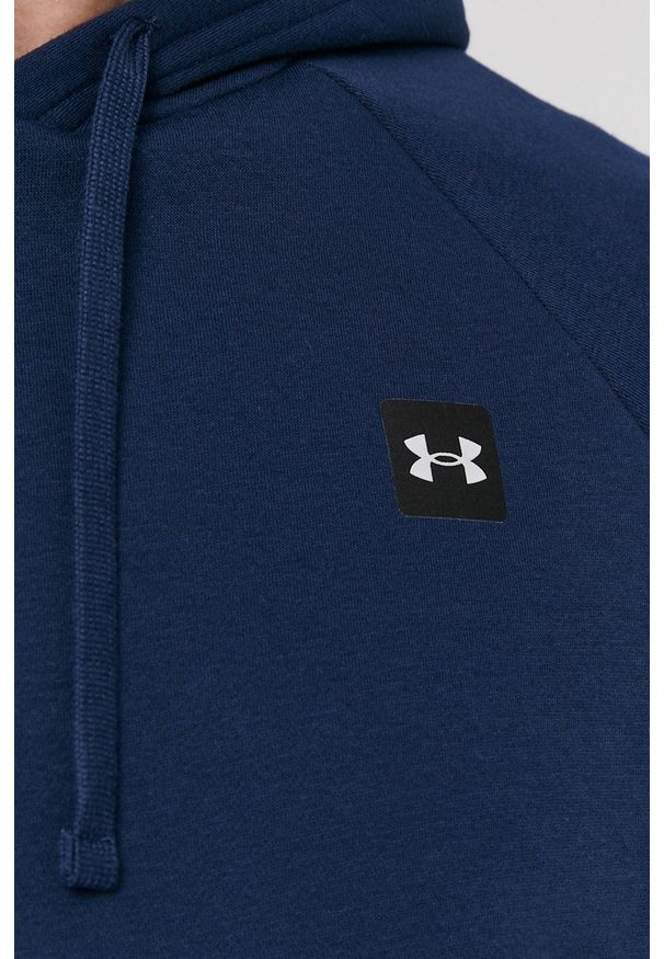 Under Armour - Bluza. Okazja: na co dzień. Typ kołnierza: kaptur. Kolor: niebieski. Styl: casual