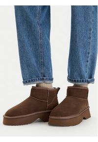 Badura Śniegowce EO-ANIKA-TS6302-01 Brązowy. Kolor: brązowy. Materiał: skóra, zamsz #8