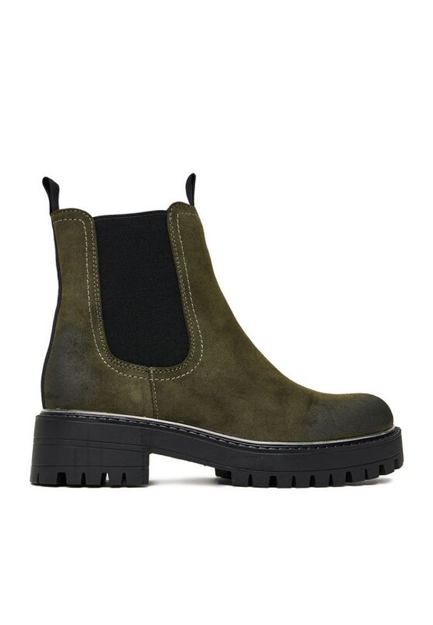 Jenny - JENNY Sztyblety CEO-WS13202-05 Khaki. Kolor: brązowy. Materiał: skóra