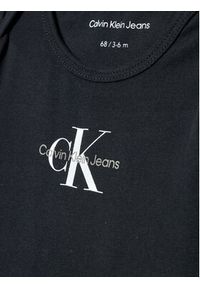 Calvin Klein Jeans Body dziecięce Monogram IN0IN00033 Czarny Regular Fit. Kolor: czarny. Materiał: bawełna #2