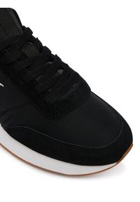 Calvin Klein Sneakersy Retro Runner Lace Up Sock YW0YW02060 Czarny. Kolor: czarny. Materiał: materiał #4