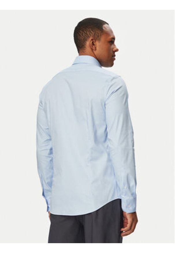 Calvin Klein Koszula LV019EU006 Niebieski jasny Slim Fit. Kolor: niebieski. Materiał: bawełna