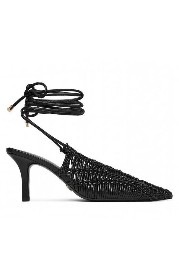 Szpilki Patrizia Pepe. Kolor: czarny. Obcas: na szpilce