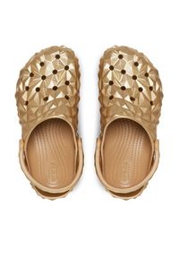 Crocs Klapki Cls Metallic Geometric Clog 210002 Złoty. Kolor: złoty #4