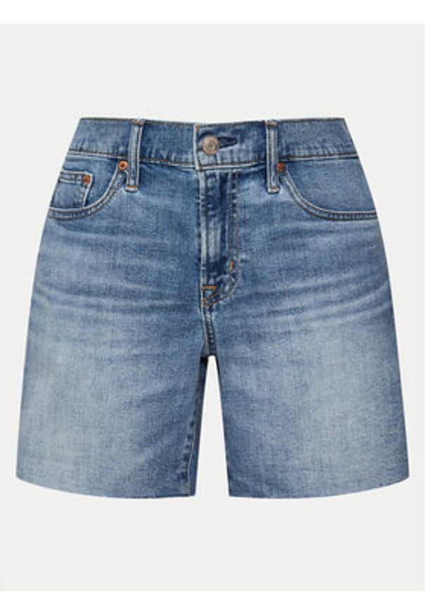 GAP - Gap Szorty jeansowe 570596-02 Niebieski Regular Fit. Kolor: niebieski. Materiał: bawełna
