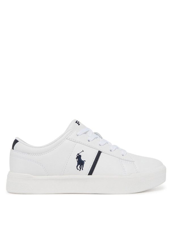 Polo Ralph Lauren Sneakersy Frazier RL01267100 Biały. Kolor: biały. Materiał: skóra