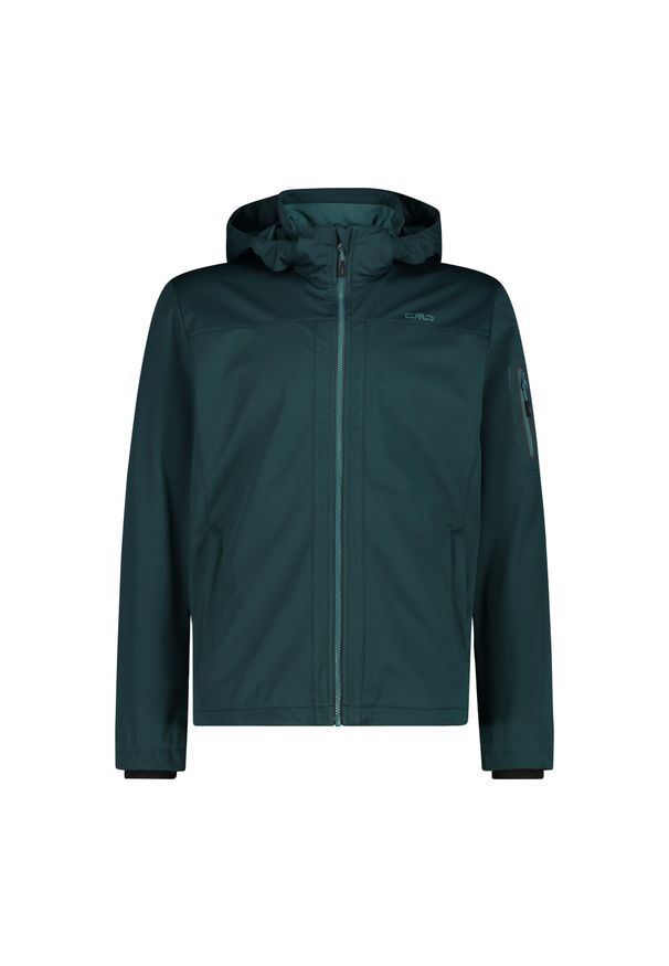 Kurtka męska turystyczna CMP 39A5027. Typ kołnierza: kaptur. Kolor: niebieski. Materiał: softshell. Sport: turystyka piesza