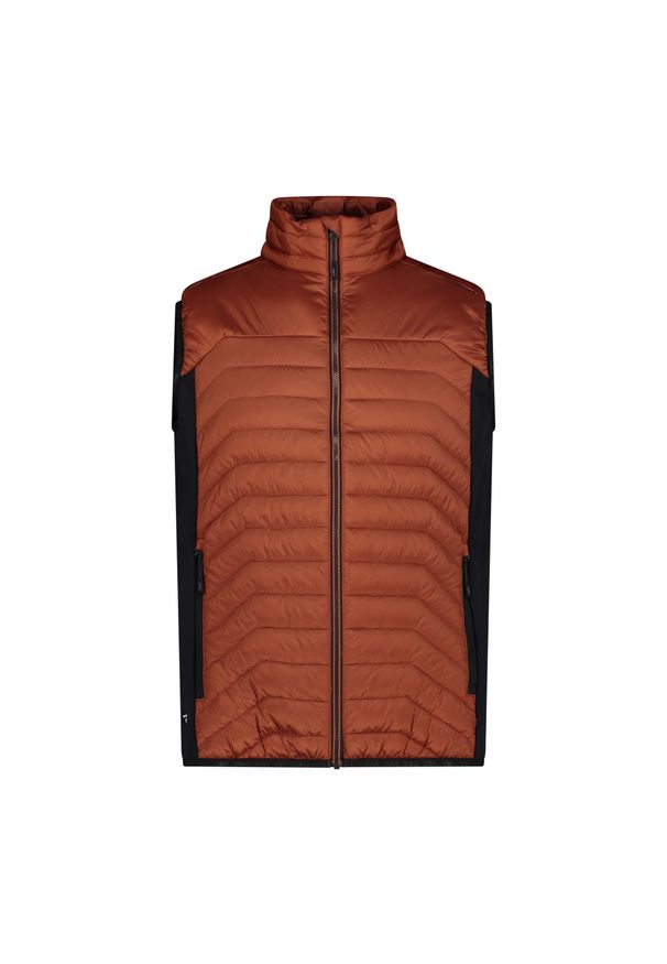 Bezrękawnik hybrydowy CMP. Kolor: czerwony. Materiał: puch. Długość rękawa: bez rękawów