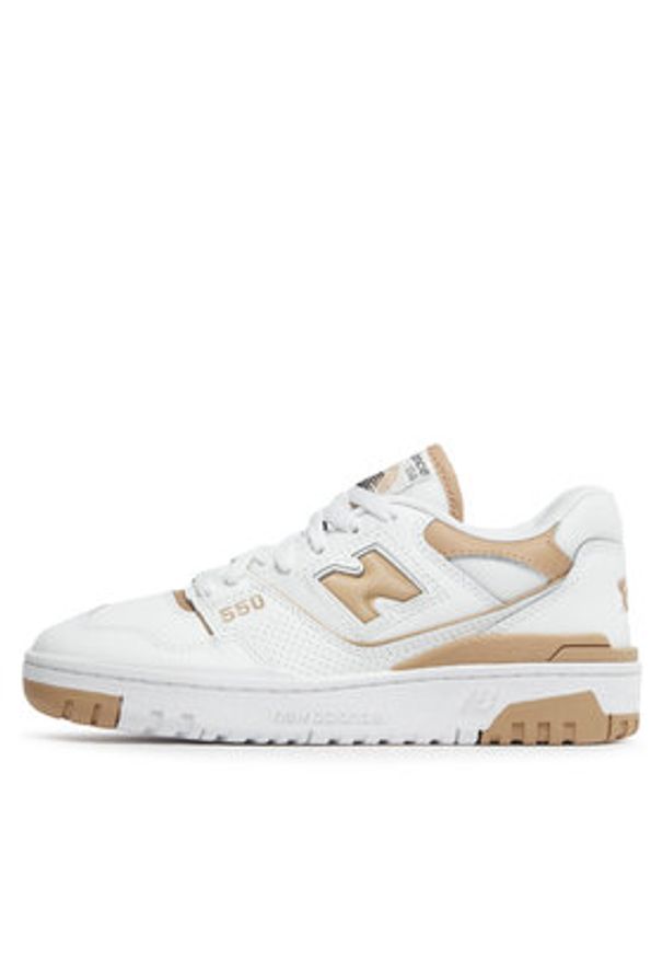 New Balance Sneakersy BBW550BT Biały. Kolor: biały. Materiał: materiał