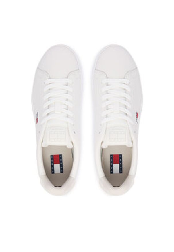 Tommy Jeans Sneakersy Archive '98 EN0EN03146 Biały. Kolor: biały. Materiał: skóra