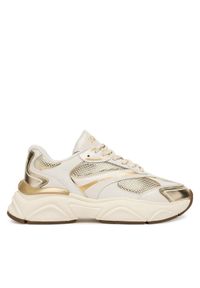 Karl Lagerfeld - KARL LAGERFELD Sneakersy KL65624M Złoty. Kolor: złoty. Materiał: skóra