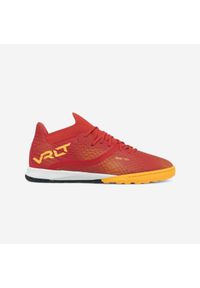 KIPSTA - Buty piłkarskie Kipsta Viralto III 3D Air Mesh Turf. Kolor: czerwony. Materiał: mesh. Szerokość cholewki: normalna. Sport: piłka nożna