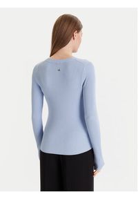 JOOP! Sweter 58 253KN58Karloa 30047481 Błękitny Slim Fit. Kolor: niebieski. Materiał: wiskoza