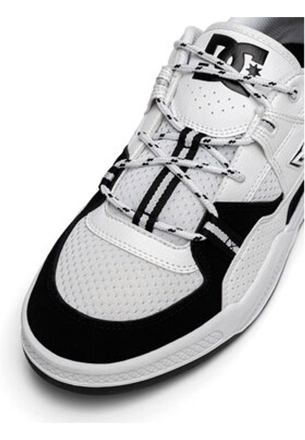 DC Sneakersy CONSTRUCT ADYS100822-BKW Biały. Kolor: biały. Materiał: zamsz, skóra