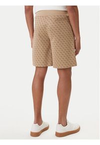 Guess Szorty sportowe Z4YD03 K7122 Beżowy Regular Fit. Kolor: beżowy. Materiał: syntetyk, bawełna. Styl: sportowy #2
