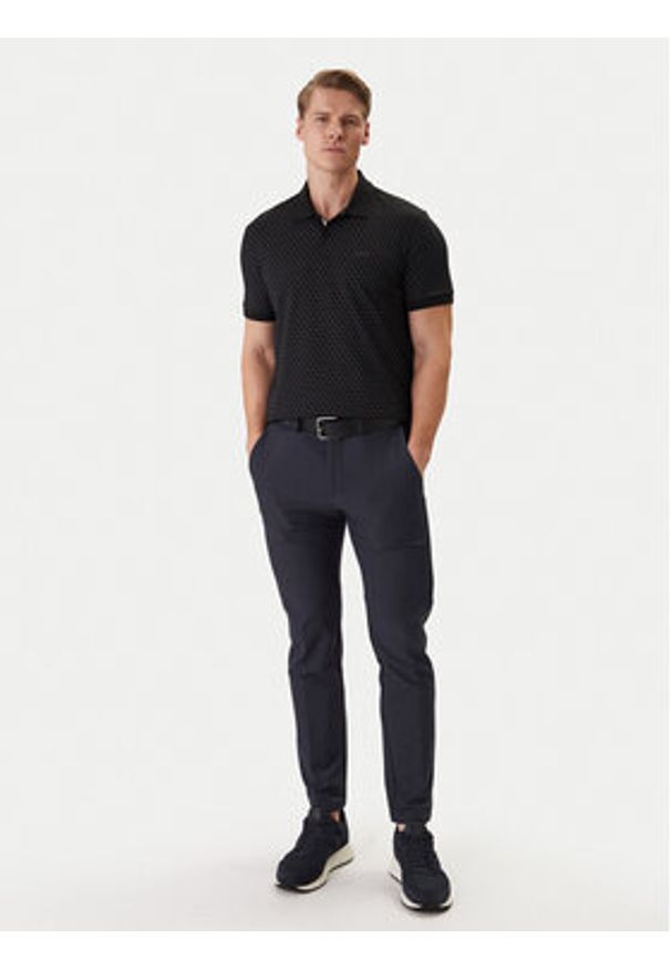 BOSS Polo 50554591 Czarny Regular Fit. Typ kołnierza: polo. Kolor: czarny. Materiał: bawełna