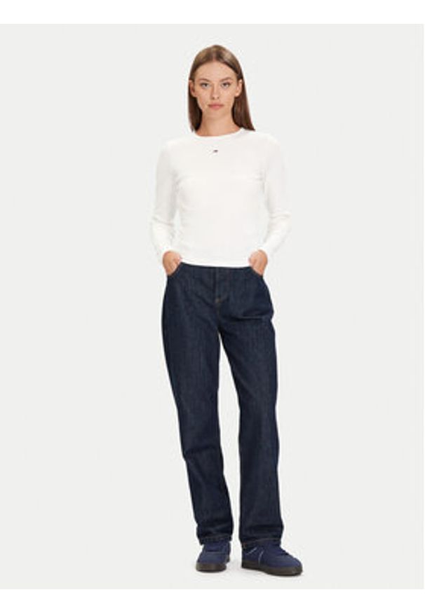 Tommy Jeans Komplet 2 bluzek Essential DW0DW17716 Kolorowy Slim Fit. Materiał: bawełna. Wzór: kolorowy
