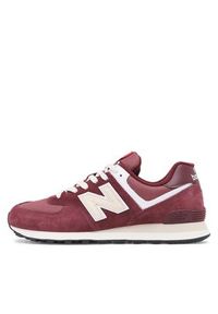 New Balance Sneakersy U574HMG Bordowy. Kolor: czerwony. Materiał: materiał. Model: New Balance 574 #5