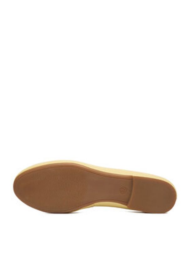 Lasocki Baleriny CEO-RST-ARABELLA-06 Żółty. Kolor: żółty. Materiał: skóra