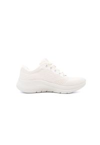 skechers - Buty do chodzenia damskie Skechers Arch Fit 2.0 Big League. Kolor: biały, beżowy, wielokolorowy. Sport: turystyka piesza