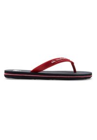 Quiksilver - Klapki dla Chłopcy MOLOKAI CORE Niebieski. Kolor: czerwony. Materiał: guma, syntetyk, materiał