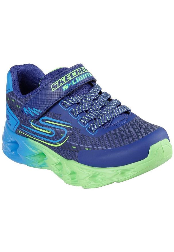 skechers - Adidasy Skechers Vortex 2.0 - Quantro, Dzieci. Kolor: niebieski. Materiał: materiał